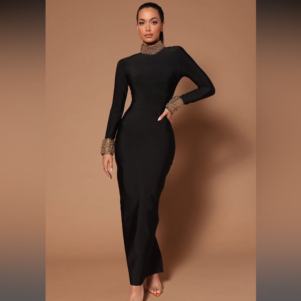 Cleo Embellished Maxi Dress